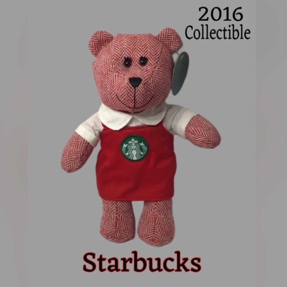 New In Box 2016 Starbucks Red‎ Collectible Holiday Bear
